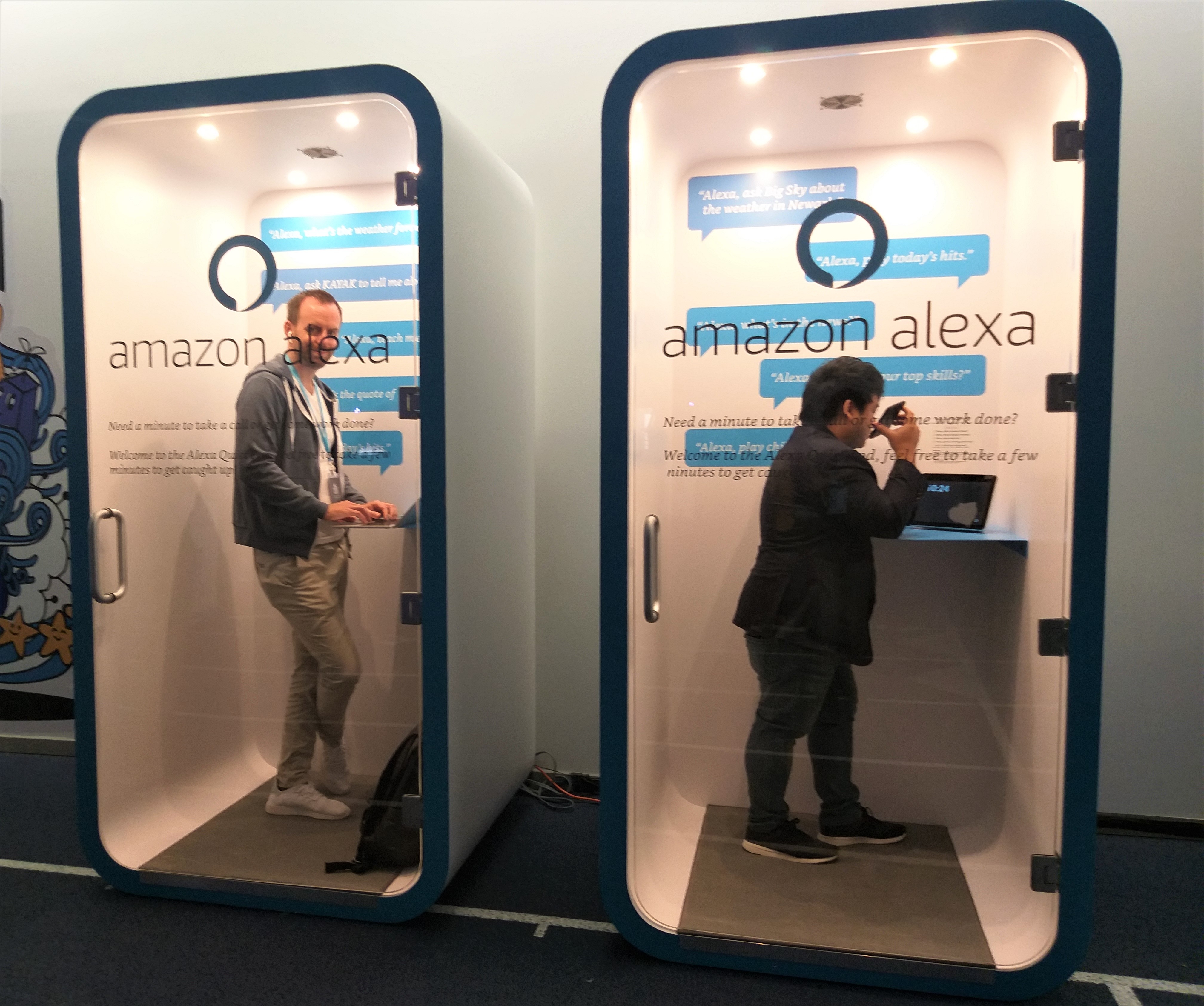 Alexa work booths