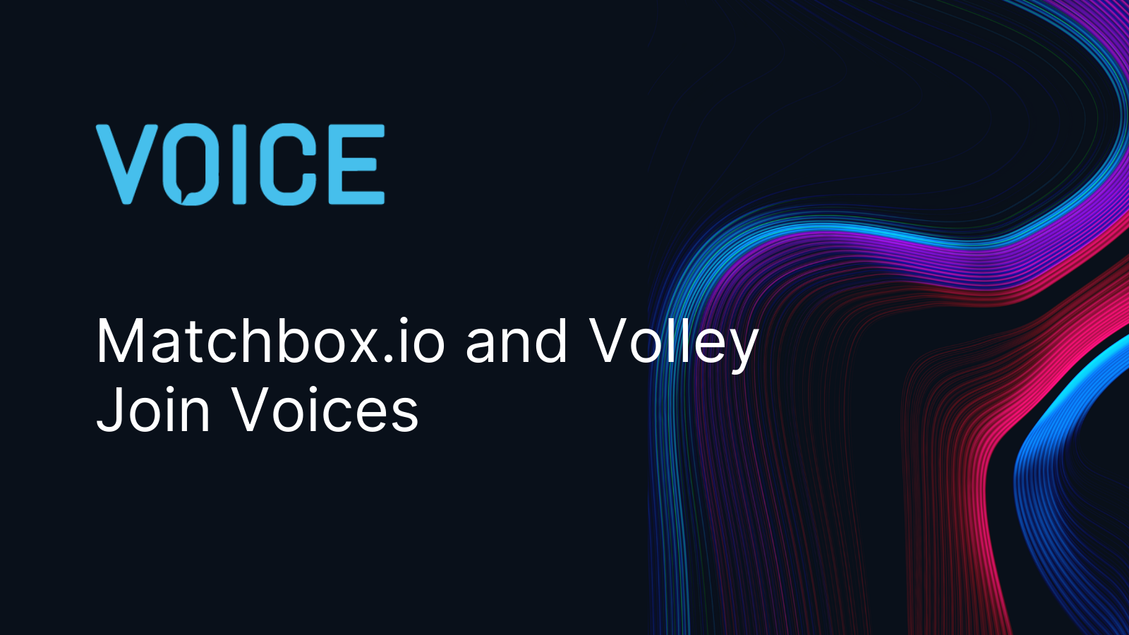 Matchbox.io and Volley Join Voices