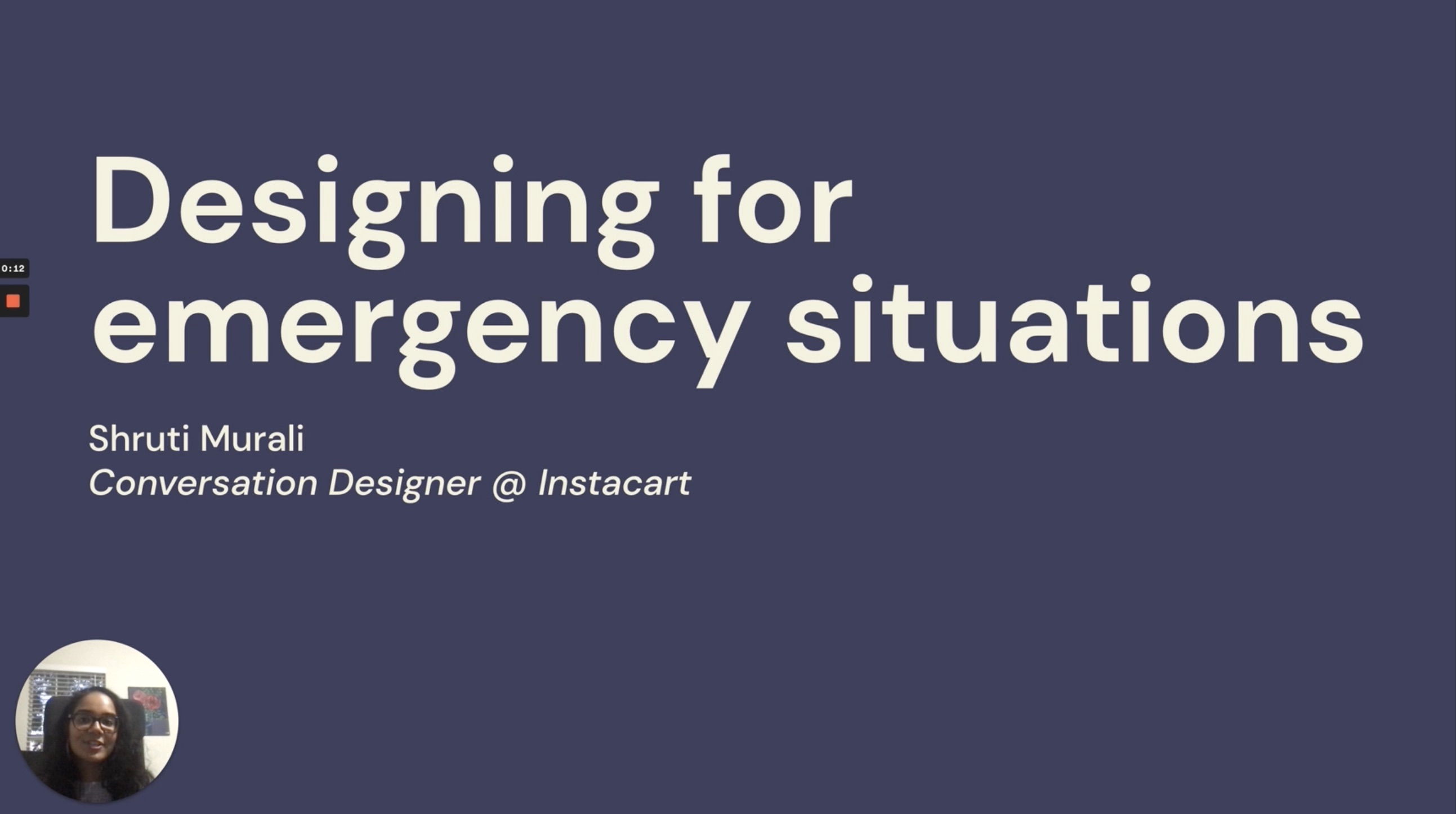 VOICE22 | Designing For Emergency Situations | Shruti Murali